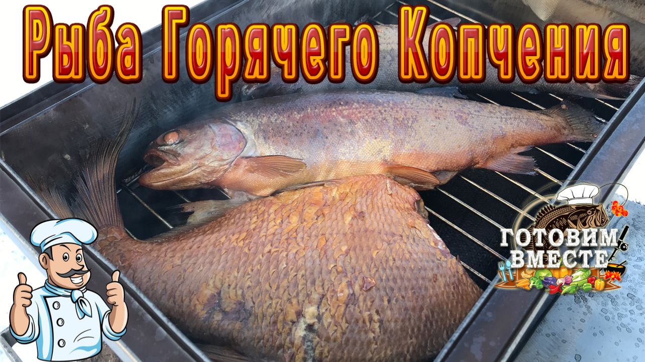 Коптим Рыбу, Горячего Копчения. Готовим Вместе.