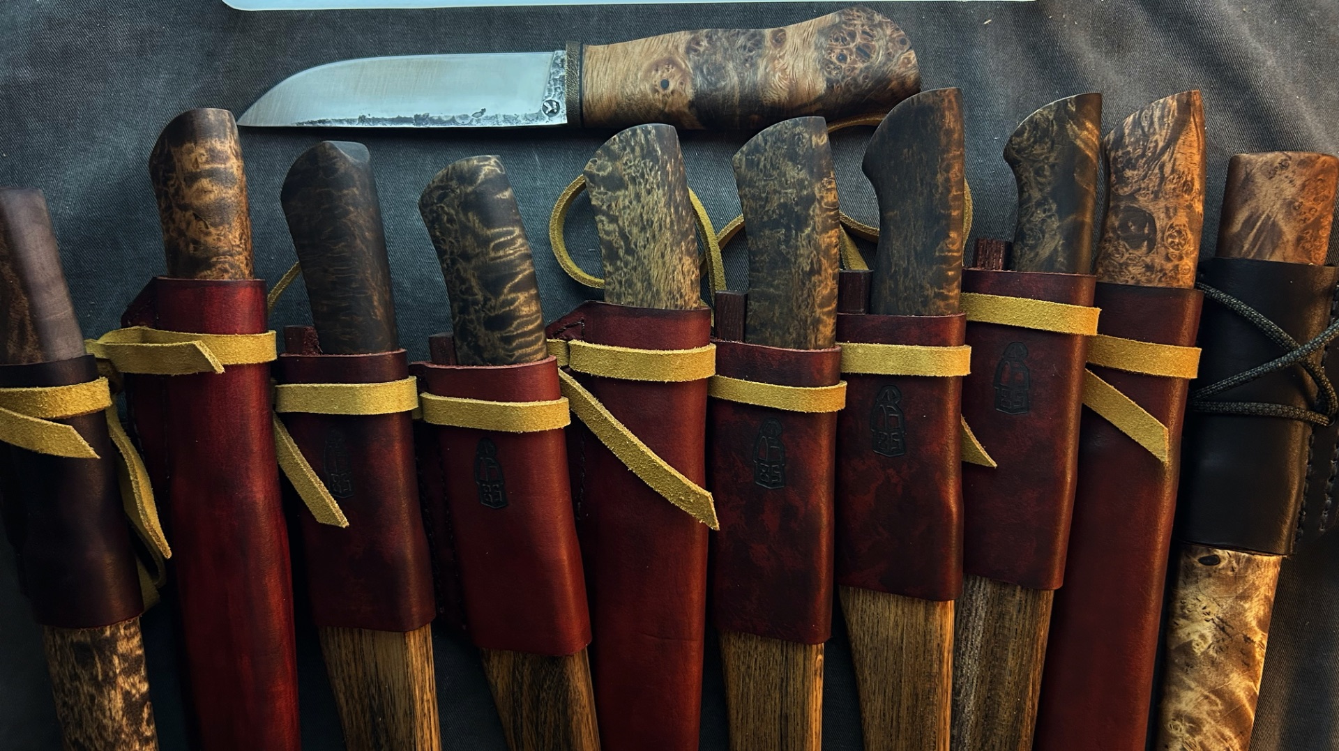 Обзор готовых ножей. Универсалы из х12мф и 95х18.