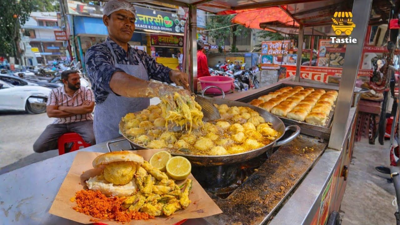 Внутри самой безумной уличной жаровни Индии  набледения за процессом гиганта готовящего Лимбу Готу