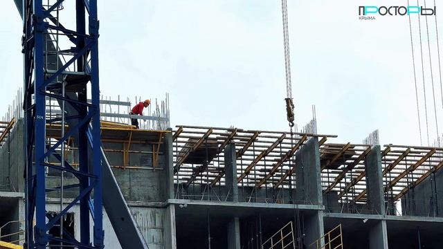 Литер 16. Просторы Крыма. Ход строительства. 2 пол. апреля 2026
