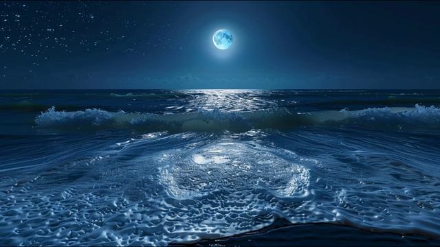 Ночные морские волны — глубокий сон