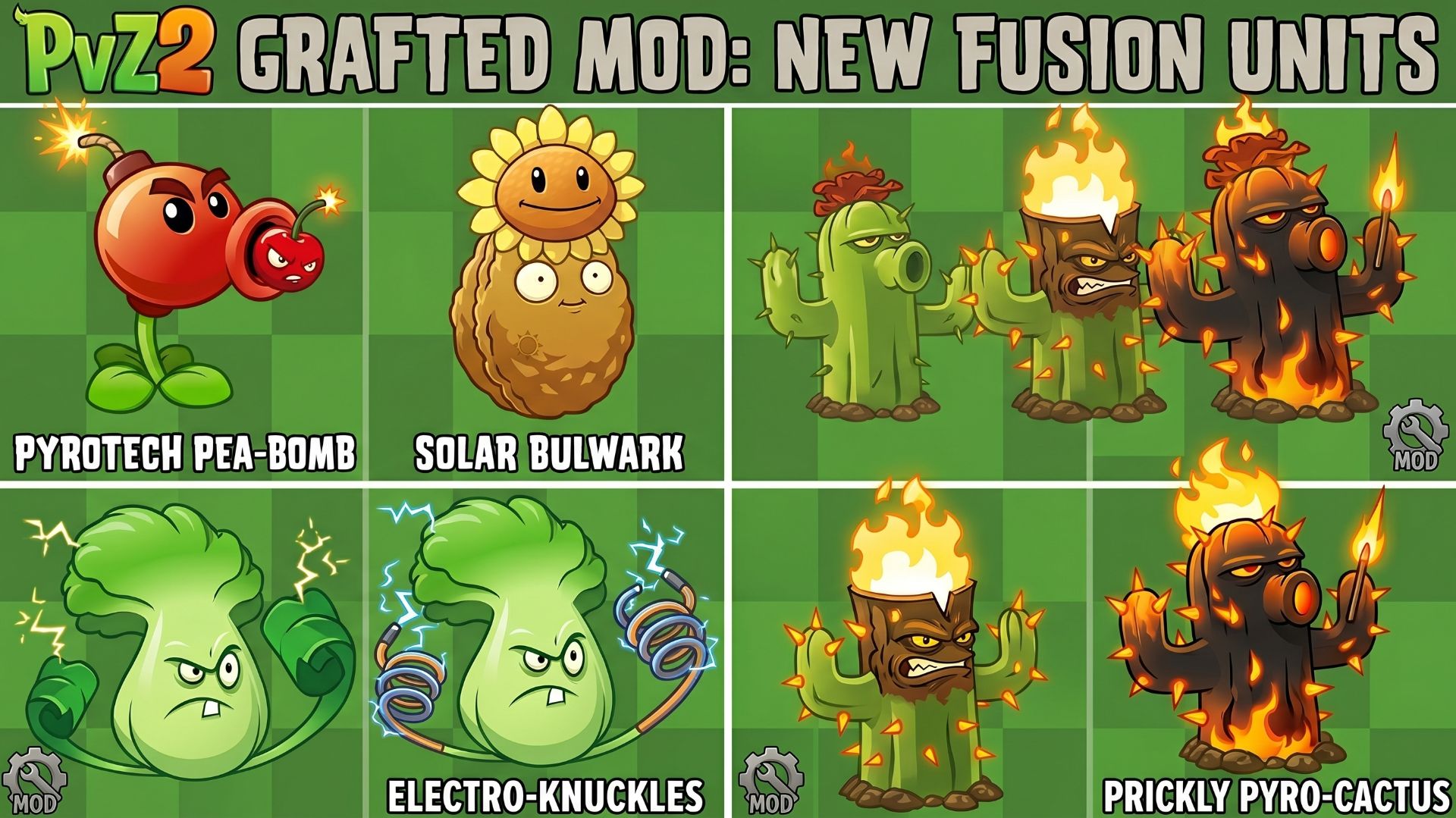 Plants VS Zombies-2 Fusion РАСТЕНИЯ ПРОТИВ ЗОМБИ Grafted Mod Pvz ПВЗ МОД Hybrid Битва прохождение