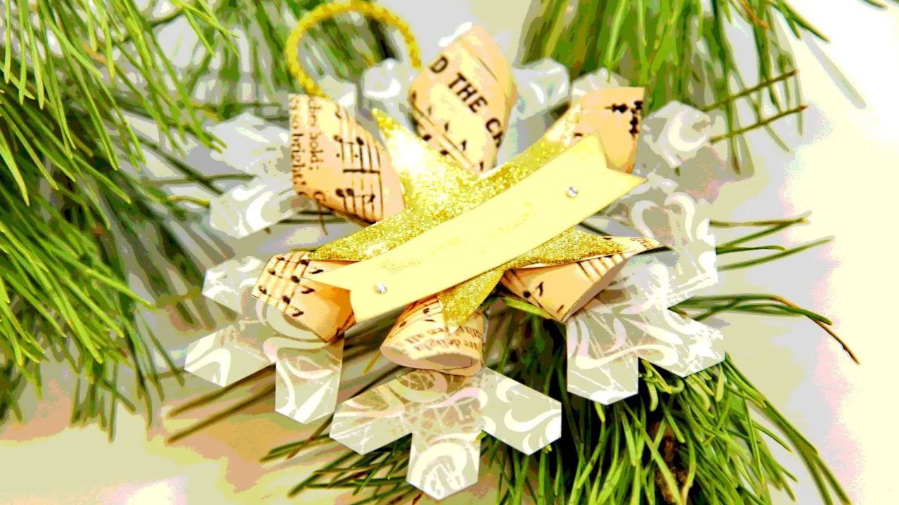 Елочная игрушка своими руками