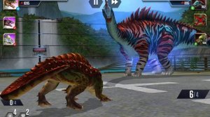 Прошла последнию схватку и выполнила задание для хитрого, « Я играю в Jurassic world the Game »