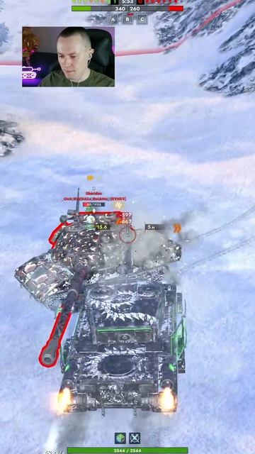 Неравная битва BaZooka 75 vs Sheridan Tanks Blitz