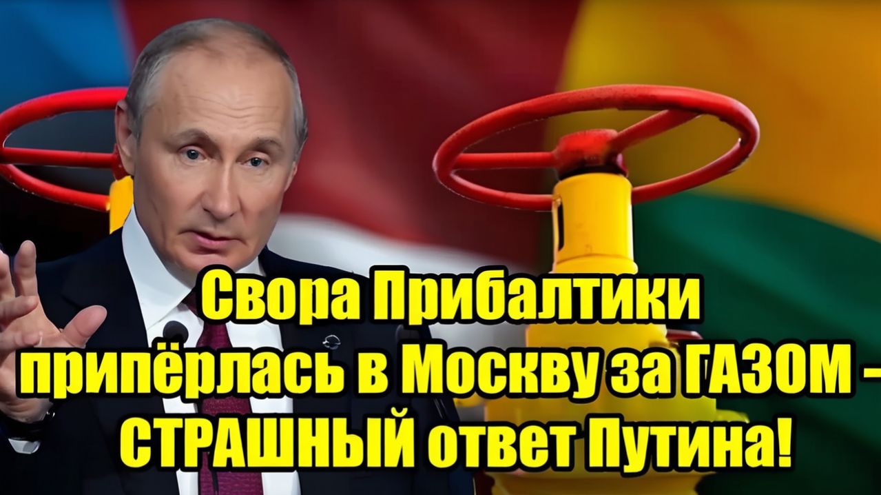 Свора Прибалтики приехала в Москву за газом — жесткий ответ Путина шокировал всех!
