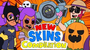 ЛУЧШИЕ ИДЕИ СКИНОВ — СБОРНИК АНИМАЦИЙ BRAWL STARS #63