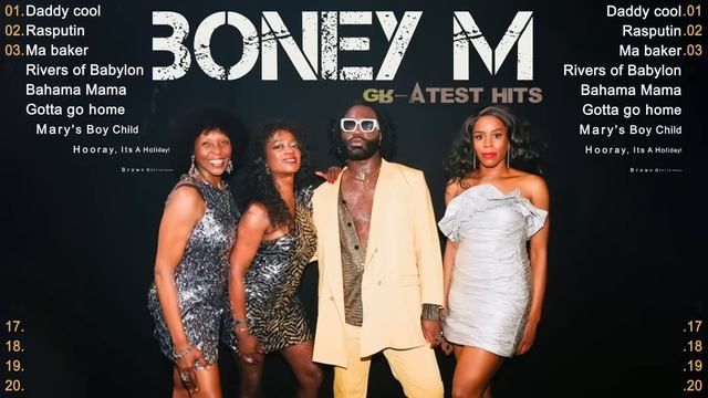 Best of Boney M Greatest Hits Full Album 2026 - Disco 70s & 80s - Daddy Cool, Rasputin, Sunny #m24