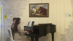 "Метель" вальс из муз. иллюстраций к повести А. С. Пушкина,  Г. Свиридов. Фортепианный дуэт