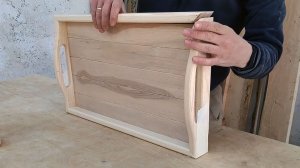 Деревянный поднос своими руками