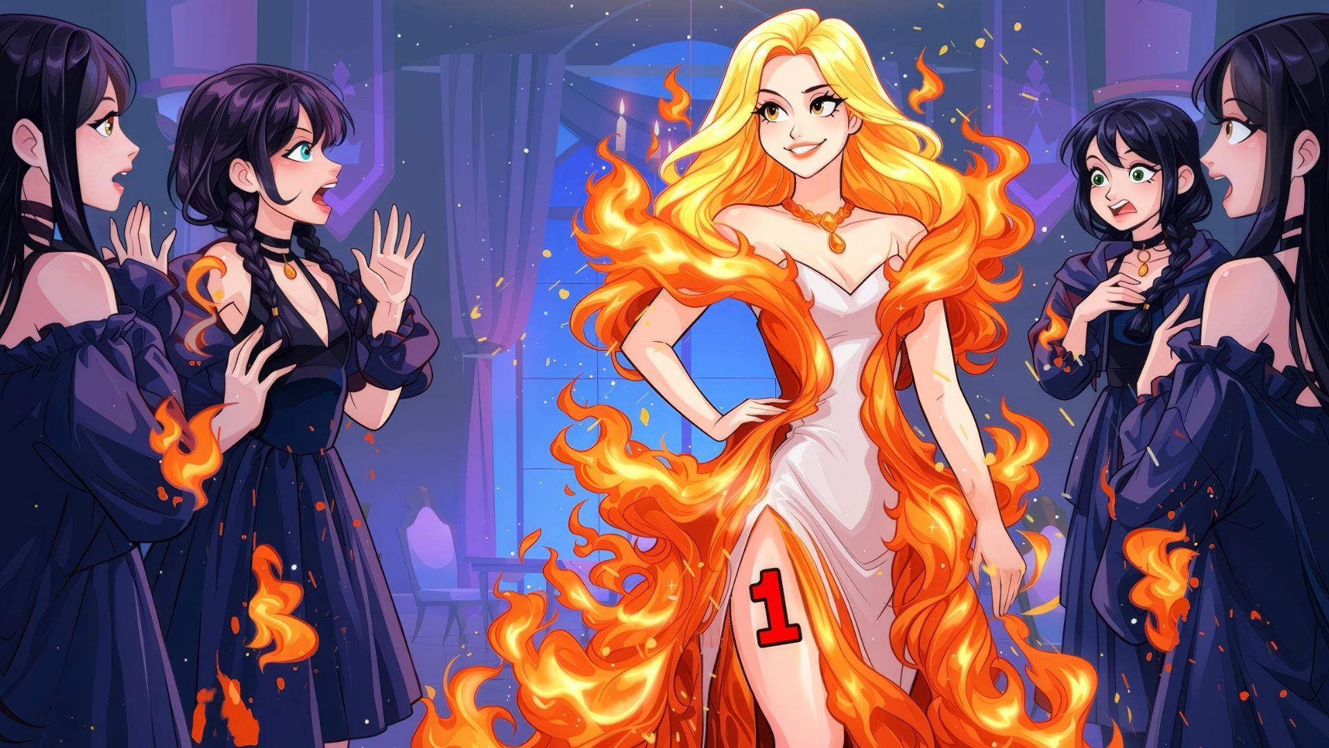 Я - Девушка-Гот в Семье Принцесс