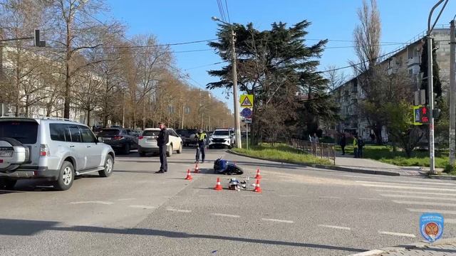 Госавтоинспекция Севастополя работает с ДТП с участием электробайка и несовершеннолетнего пешехода
