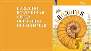 Урок 21. Наземно-воздушная среда обитания организмов