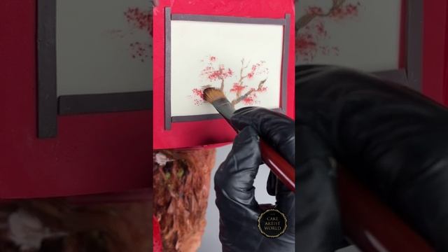 МК Наталии Фадеевой: рисунок сакуры в японской технике суми-э