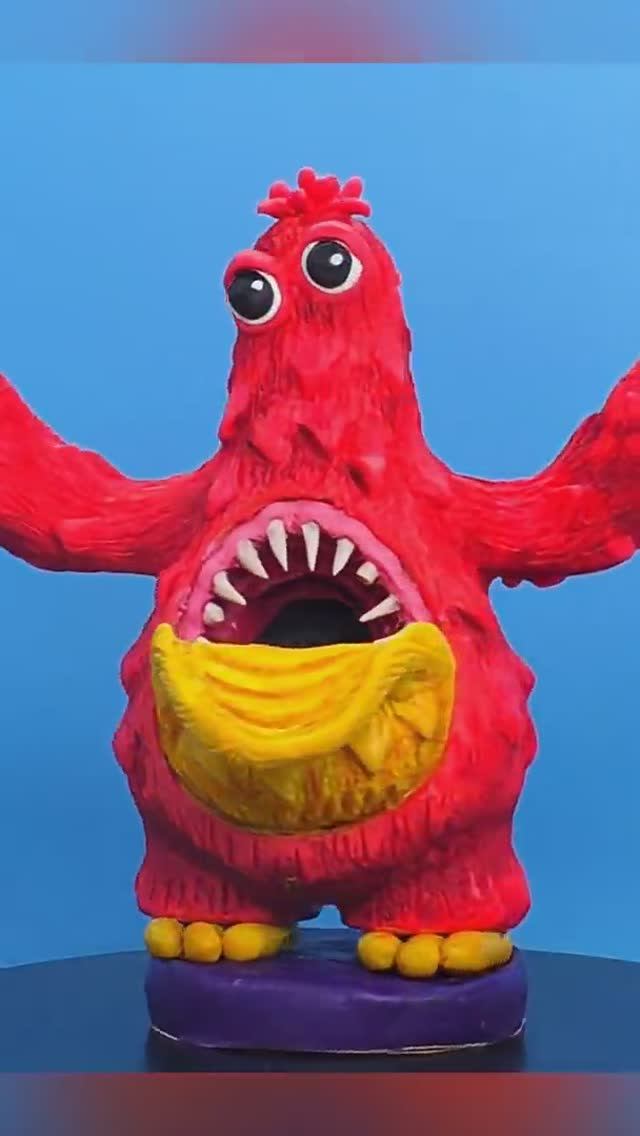 Как сделать Чам Чомпкинса Poppy Playtime #diy #clayart