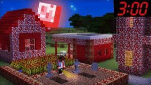 Я ПРОВЁЛ НОЧЬ В ПРОКЛЯТОЙ ДЕРЕВНЕ В МАЙНКРАФТ - Компот Minecraft