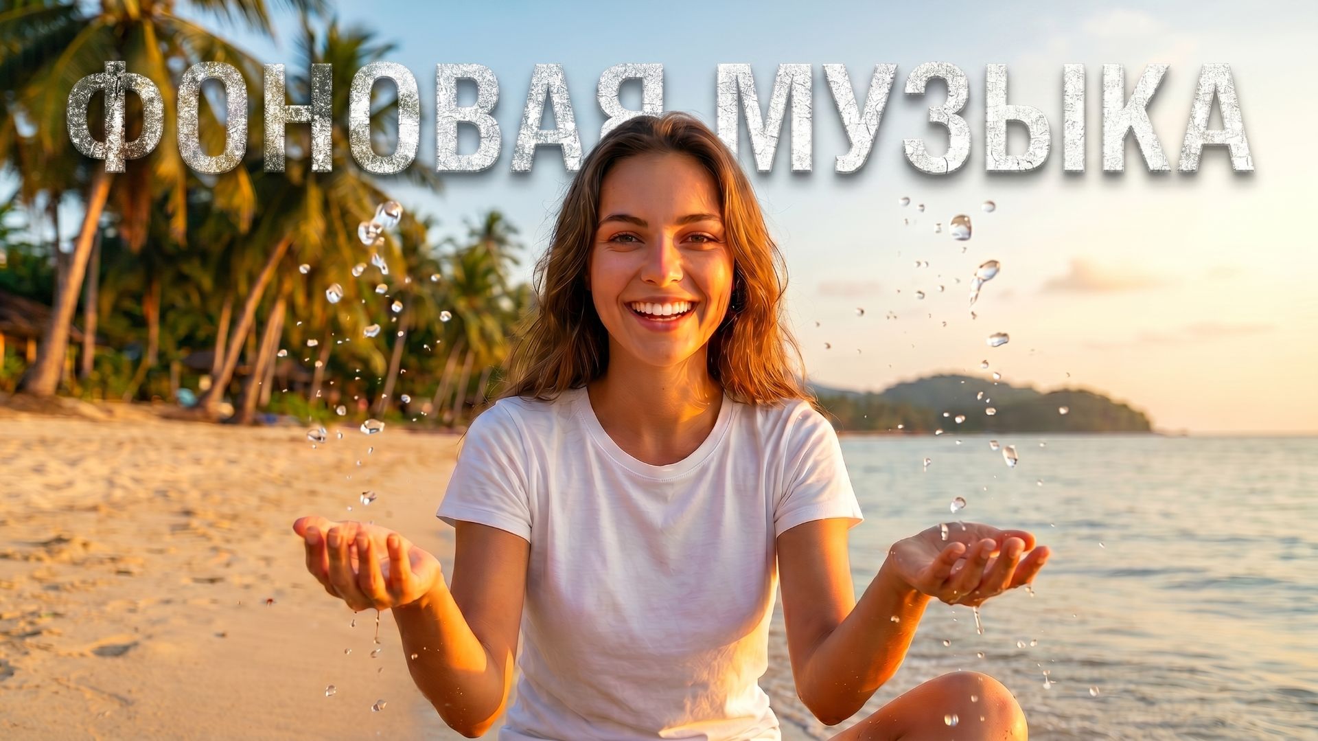 Тропический дип хаус у берега океана | Спа атмосфера и морской бриз для релаксации