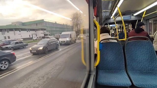 поездка на автобусе ЛиАЗ 6213 борт 192170 по маршруту 631