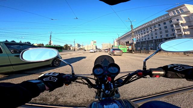 Alpha Andes мопед катаюсь в городе