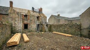 Реставрация разрушенного заднего двора