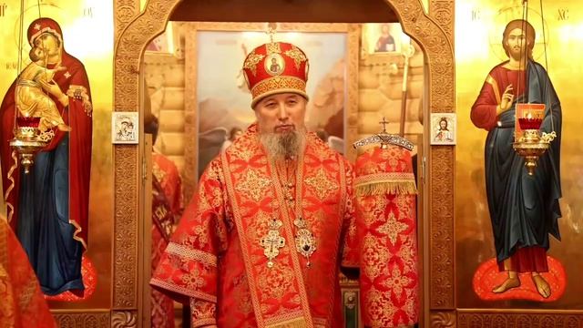 Архиерейская Пасхальная Божественная Литургия в храме при военном госпитале