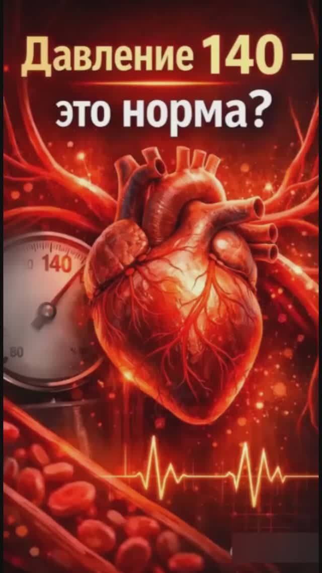 Давление 140 в 50 лет - это нормально?