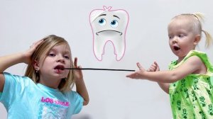 СОФУНЬЯ ШАЛУНЬЯ - СОФИЯ И НИКА ЖДУТ ЗУБНУЮ ФЕЮ.