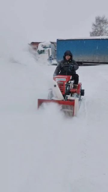 Снегоуборочная приставка для мототрака Агромаш МТ-110