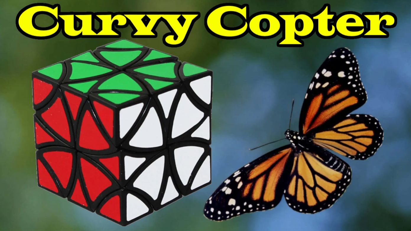 Curvy Copter Butterfly Cube LanLan, куб Бабочка сборка