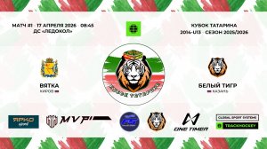 КУБОК ТАТАРИНА 17-18 апреля матч 1 «Вятка» г. Киров - «Белый тигр» г. Казань