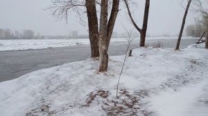 Благоустроенная набережная реки Чулым в Ачинске 16 апреля 2026 года