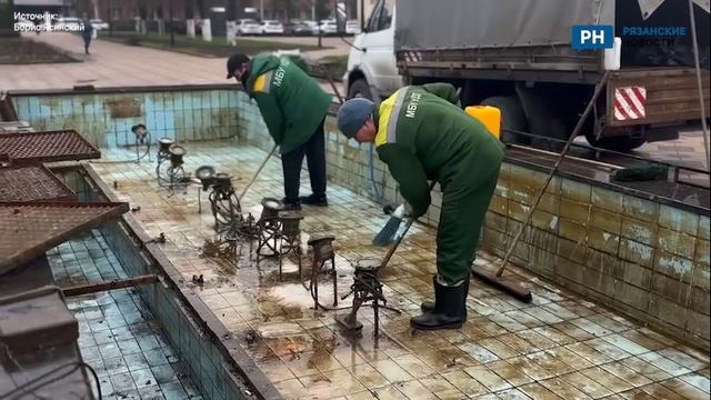 В Рязани идет подготовка к сезону фонтанов