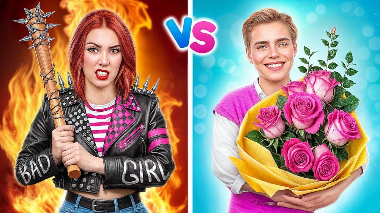 Хороший парень Vs Плохая девушка челлендж