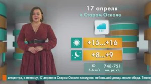 Погода в Старом Осколе на 17 апреля