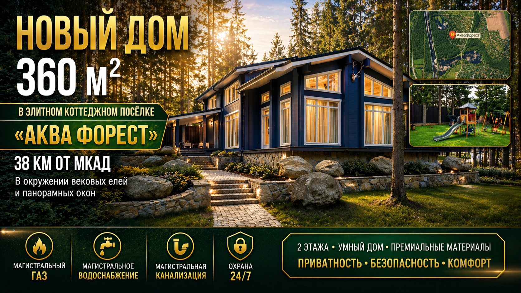 Аква Форест Дмитровское шоссе продажа дома