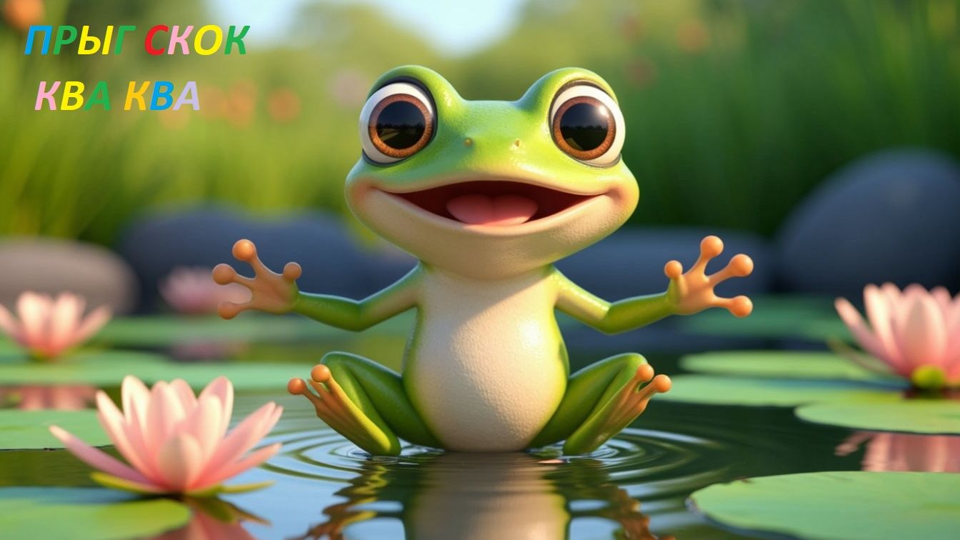 👉 ПРЫГ СКОК КВА КВА 🐸 Самая простая песенка для малышей!