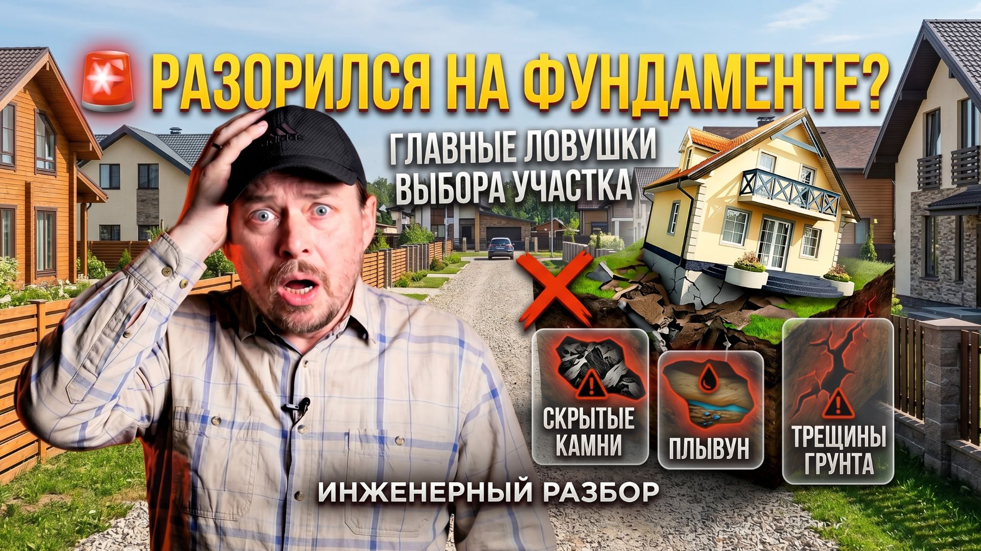 🚨 Купил землю и разорился на фундаменте? Главные ловушки при выборе участка. Инженерный разбор смотреть онлайн
