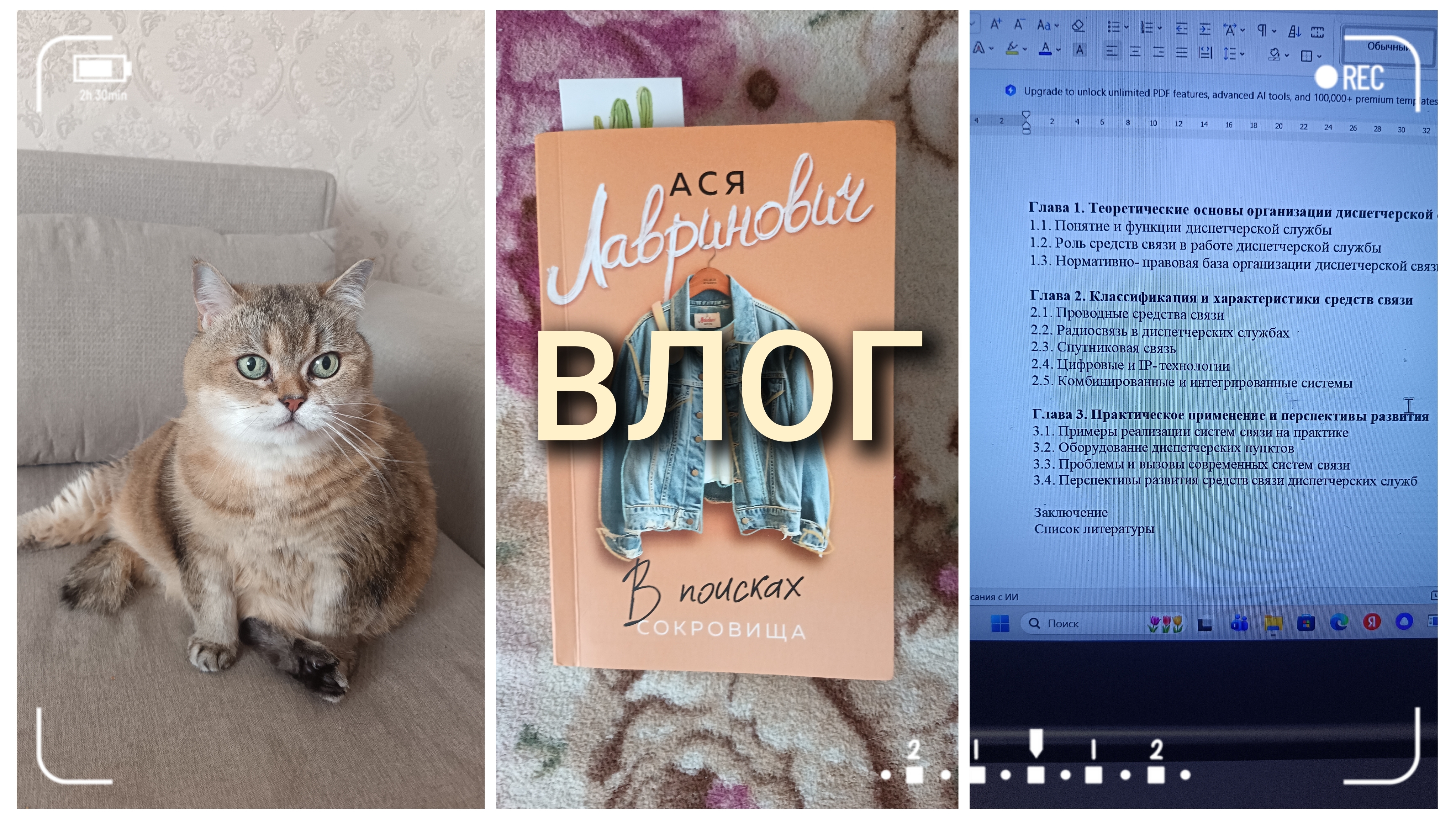 Влог: учеба/книги