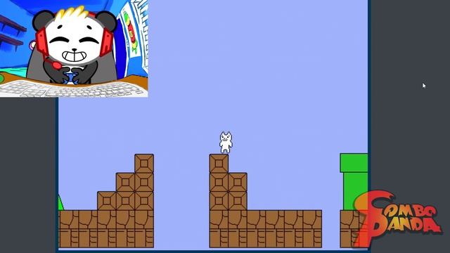 Let's Play Funny Impossible Games JELLY MARIO + CAT MARIO with Combo Panda