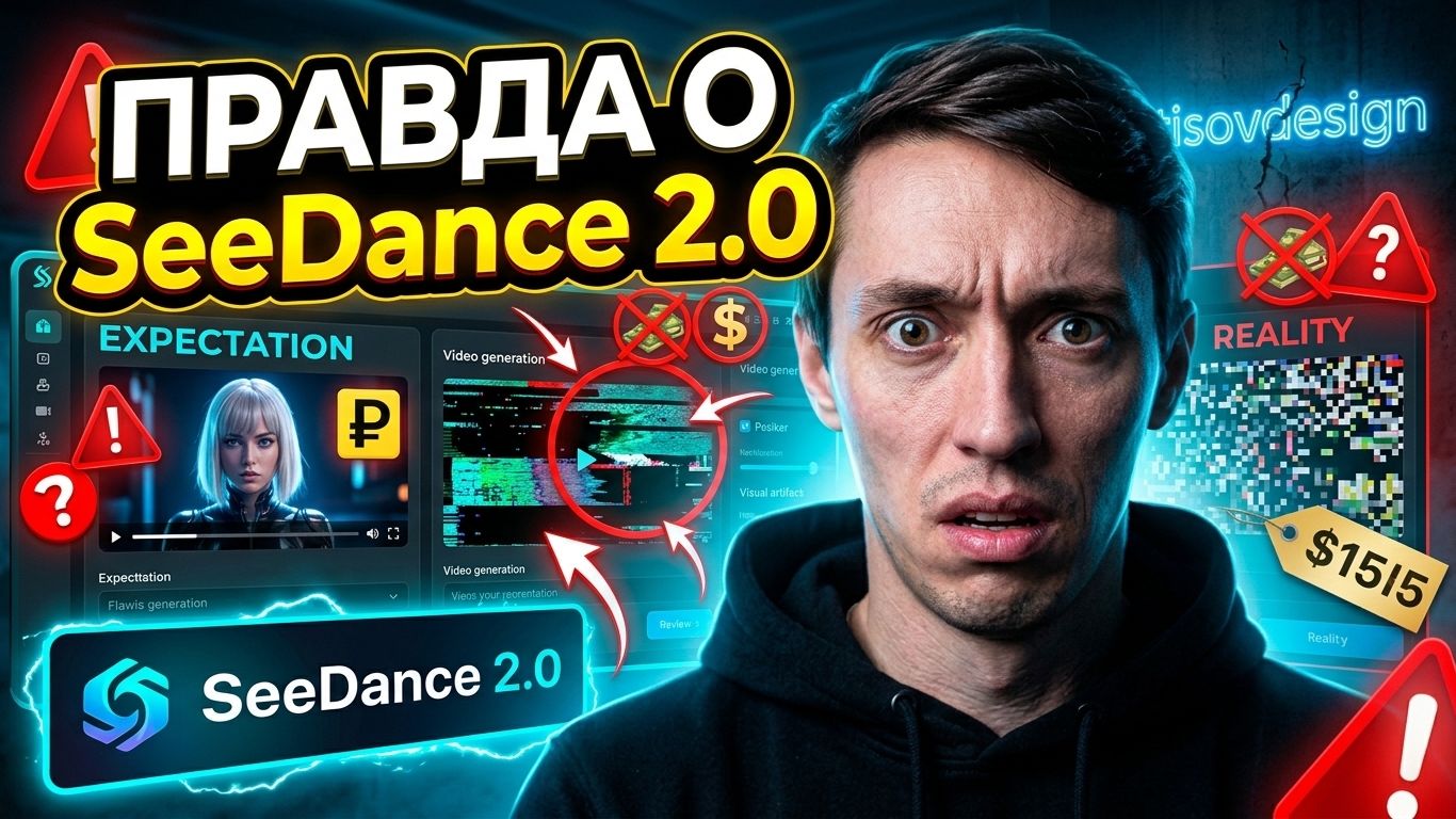 Часть 2. ПРАВДА О SeeDance 2.0 — стоит ли он своих денег? Тест, отказы генераций, результаты и кон..