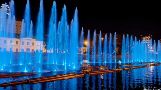 Relax.. 🙌💫 I Invite You To Enjoy The Musical Fountain Accompanied By Beautiful Music. Enjoy