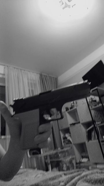 чисто чёрно белый