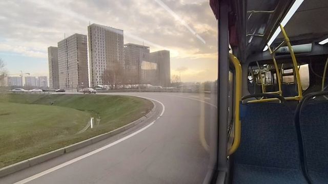 поездка на автобусе ЛиАЗ 6213 борт 192170 по маршруту 631