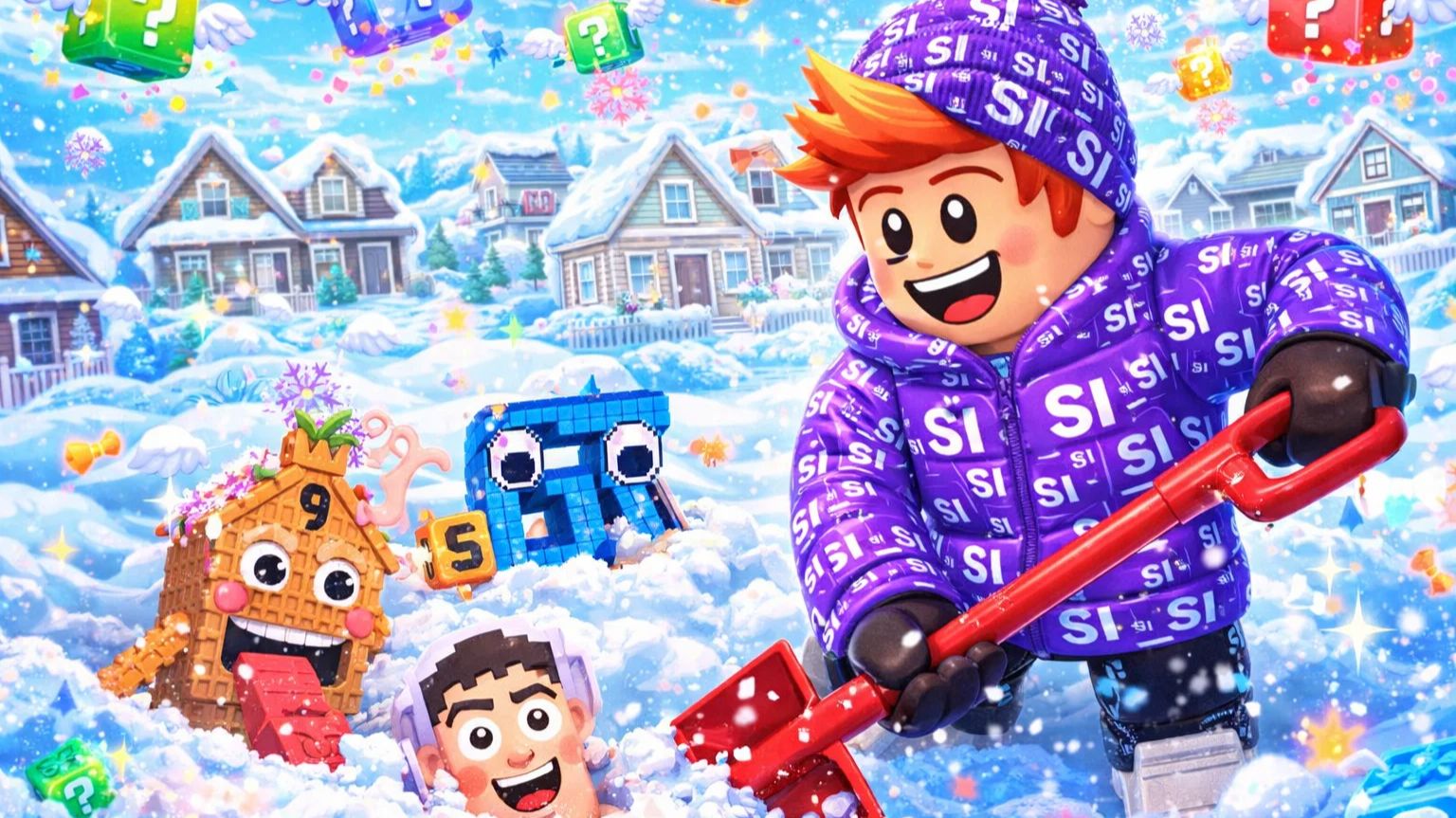 Ты не поверишь, что скрывалось под снегом в Роблокс ❄️ Видео для детей про Роблокс. Музыка для детей