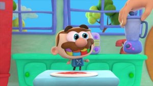 Детские мультики. Jose Totoy готовит пиццу пепперони.