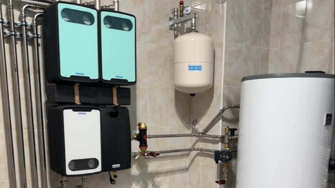 отопление в доме. клиент доволен