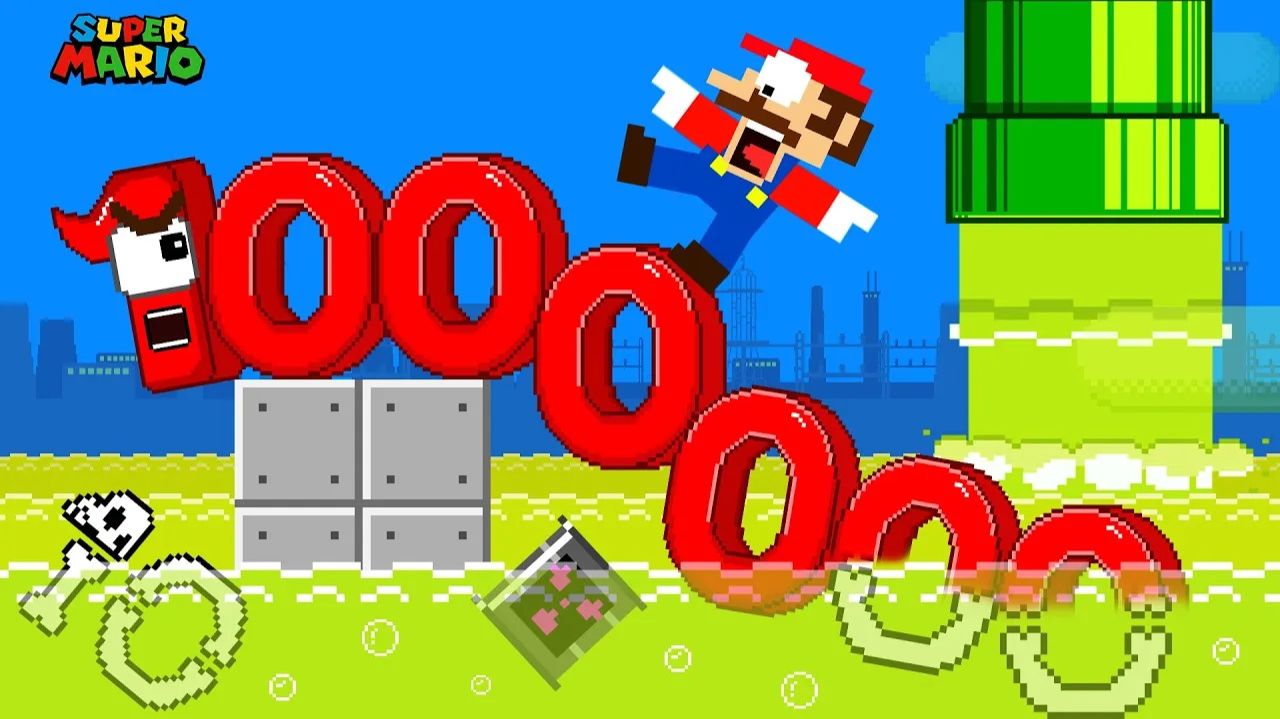 😱🤯 СТРАНА ЧУДЕС: МАРИО ПРОТИВ ЧИСЛА 1 000 000 — ПОБЕГ ИЗ КИСЛОТНОГО ЛАБИРИНТА!