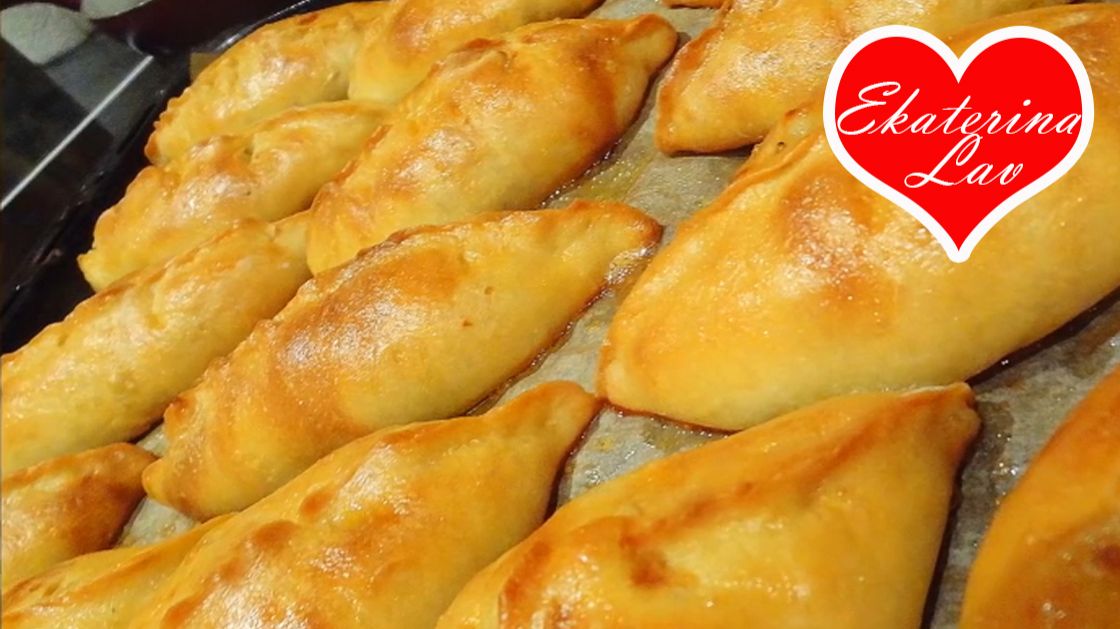 ПИРОЖКИ С КАПУСТОЙ на кефире в духовке! Очень вкусно и просто!