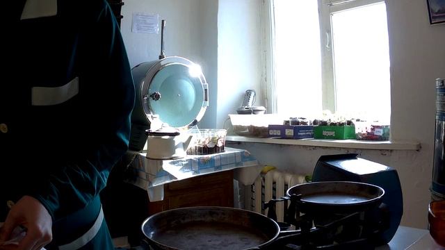 выделение навесок для проведения анализа/архивное видео с работы