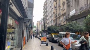 Буэнос-Айрес Аргентина 2026 Прогулка по центру города оживленные улицы и городская жизнь